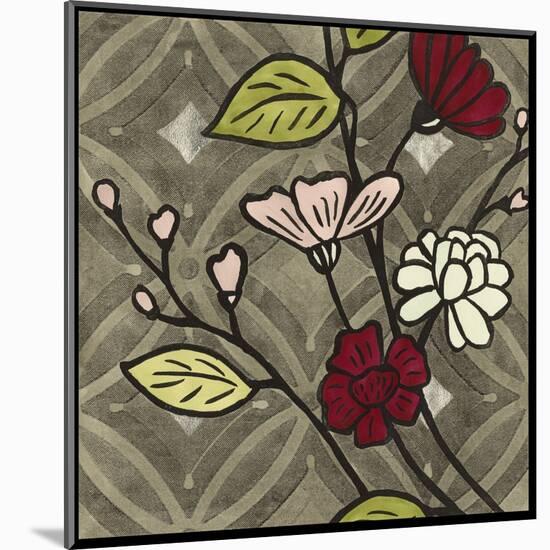 Small Geometric Blossoms III-Megan Meagher-Mounted Art Print