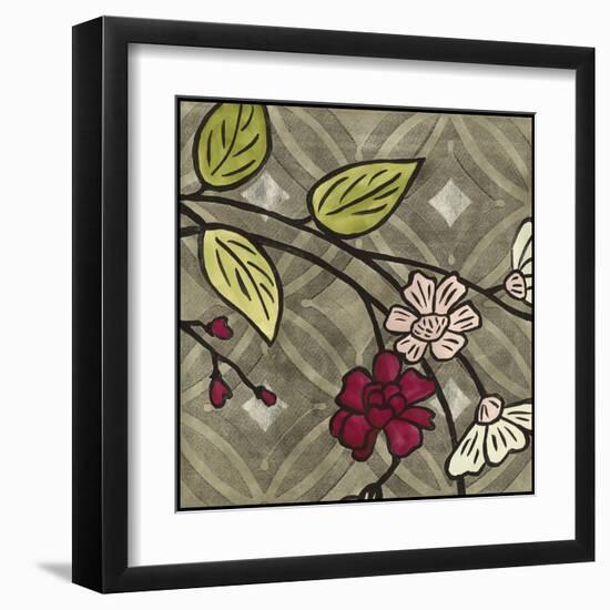 Small Geometric Blossoms IV-Megan Meagher-Framed Art Print