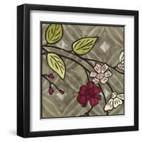 Small Geometric Blossoms IV-Megan Meagher-Framed Art Print