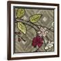 Small Geometric Blossoms IV-Megan Meagher-Framed Premium Giclee Print