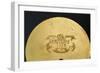 Small Gilt Bronze Drum Clock-null-Framed Giclee Print