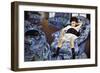 Small Girl In Blue-Mary Cassatt-Framed Premium Giclee Print