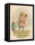 Small Girl Makes One of Her Dolls Stand in the Corner as a Punishment for Misbehaving-Ida Waugh-Framed Stretched Canvas