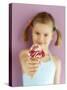 Small Girl with Amarena Cherry Ice Cream-Marc O^ Finley-Stretched Canvas