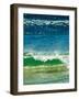 Small Green Wave, Strait of Gibraltar, El Estrecho Nat'l Park Tarifa, Costa de La Luz, Spain-Giles Bracher-Framed Photographic Print