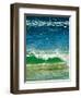 Small Green Wave, Strait of Gibraltar, El Estrecho Nat'l Park Tarifa, Costa de La Luz, Spain-Giles Bracher-Framed Photographic Print