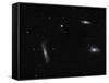 Small Group of Galaxies known as the Leo Triplet-Stocktrek Images-Framed Stretched Canvas