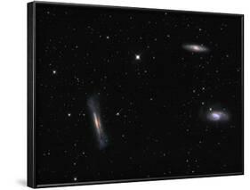 Small Group of Galaxies known as the Leo Triplet-Stocktrek Images-Framed Photographic Print