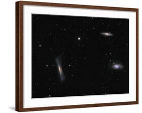 Small Group of Galaxies known as the Leo Triplet-Stocktrek Images-Framed Photographic Print