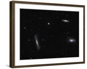 Small Group of Galaxies known as the Leo Triplet-Stocktrek Images-Framed Photographic Print