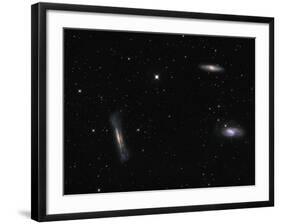 Small Group of Galaxies known as the Leo Triplet-Stocktrek Images-Framed Photographic Print