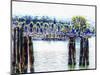 Small Harbour at Passignano sul Trasimeno-Dorothy Berry-Lound-Mounted Giclee Print