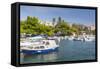 Small Harbour, Orebic, Dalmatia, Croatia, Europe-Frank Fell-Framed Stretched Canvas