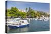 Small Harbour, Orebic, Dalmatia, Croatia, Europe-Frank Fell-Stretched Canvas