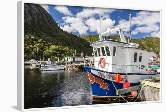 Small Harbour with Fishing Boats Outside St. John'S, Newfoundland, Canada, North America-Michael-Framed Photographic Print