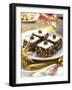 Small Hazelnut Cake on Christmassy Coffee Table-Alena Hrbkova-Framed Photographic Print