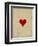 Small Heart-Vision Studio-Framed Art Print