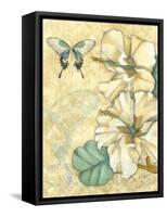 Small Hibiscus Medley I-Jennifer Goldberger-Framed Stretched Canvas