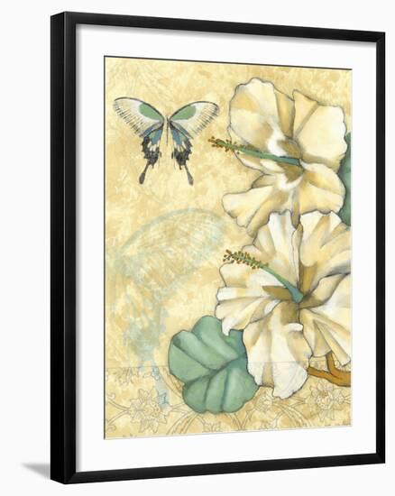 Small Hibiscus Medley I-Jennifer Goldberger-Framed Art Print