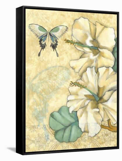 Small Hibiscus Medley I-Jennifer Goldberger-Framed Stretched Canvas