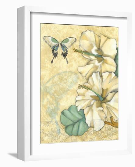 Small Hibiscus Medley I-Jennifer Goldberger-Framed Art Print