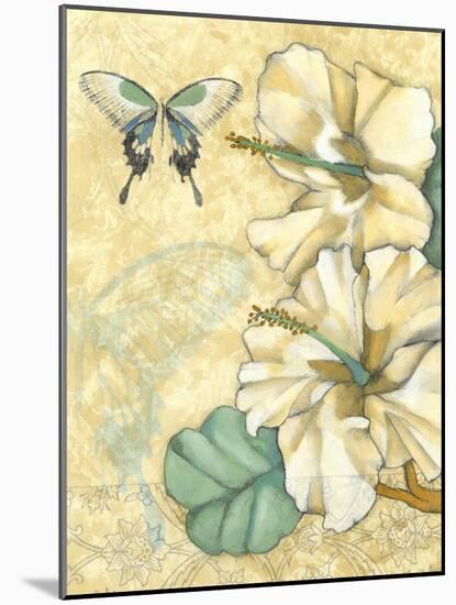 Small Hibiscus Medley I-Jennifer Goldberger-Mounted Art Print