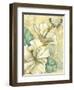 Small Hibiscus Medley II-Jennifer Goldberger-Framed Art Print