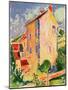 Small House (Oil on Panel)-Alfred Henry Maurer-Mounted Giclee Print