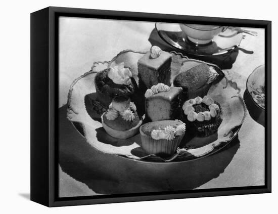 Small Iced Cakes-Elsie Collins-Framed Stretched Canvas