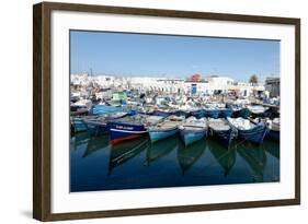 Small Inshore Fishing Boats in Tangier Fishing Harbour, Tangier, Morocco, North Africa, Africa-Mick Baines & Maren Reichelt-Framed Photographic Print