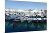 Small Inshore Fishing Boats in Tangier Fishing Harbour, Tangier, Morocco, North Africa, Africa-Mick Baines & Maren Reichelt-Mounted Photographic Print