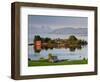 Small Island in Hardangerfjorden Nr Bergen, Western Fjords, Norway-Peter Adams-Framed Photographic Print