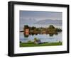 Small Island in Hardangerfjorden Nr Bergen, Western Fjords, Norway-Peter Adams-Framed Photographic Print