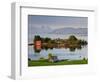 Small Island in Hardangerfjorden Nr Bergen, Western Fjords, Norway-Peter Adams-Framed Photographic Print