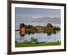 Small Island in Hardangerfjorden Nr Bergen, Western Fjords, Norway-Peter Adams-Framed Photographic Print