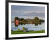 Small Island in Hardangerfjorden Nr Bergen, Western Fjords, Norway-Peter Adams-Framed Photographic Print