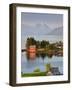 Small Island in Hardangerfjorden Nr Bergen, Western Fjords, Norway-Peter Adams-Framed Photographic Print