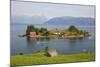 Small Island in Hardangerfjorden Nr Bergen, Western Fjords, Norway-Peter Adams-Mounted Photographic Print