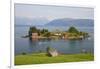 Small Island in Hardangerfjorden Nr Bergen, Western Fjords, Norway-Peter Adams-Framed Photographic Print