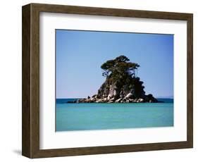 Small Island off Coast-Robert Landau-Framed Photographic Print