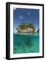 Small Island off Palau, Micronesia-Reinhard Dirscherl-Framed Photographic Print