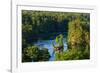 Small island on Saint Lawrence River in Ontario, Canada-null-Framed Photographic Print