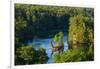 Small island on Saint Lawrence River in Ontario, Canada-null-Framed Photographic Print