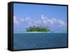 Small Island, Tahiti, French Polynesia, Oceania-Bill Bachmann-Framed Stretched Canvas