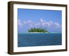 Small Island, Tahiti, French Polynesia, Oceania-Bill Bachmann-Framed Photographic Print