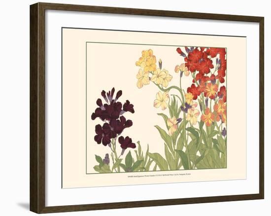 Small Japanese Flower Garden I-Konan Tanigami-Framed Art Print