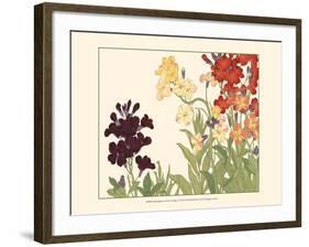 Small Japanese Flower Garden I-Konan Tanigami-Framed Art Print