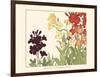 Small Japanese Flower Garden I-Konan Tanigami-Framed Art Print