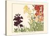Small Japanese Flower Garden I-Konan Tanigami-Stretched Canvas