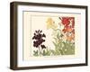 Small Japanese Flower Garden I-Konan Tanigami-Framed Art Print